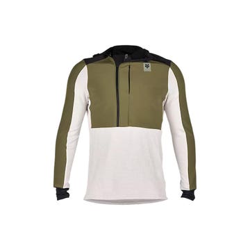 Fox Racing Defend Thermal Hoodie - Olive Green - Small