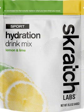 Skratch Labs Hydration Sport Drink Mix Lemon & Lime 440g Resealable Bag