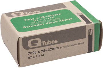 Q-Tubes 700x28-32mm 48mm Long Schrader Valve Tube